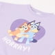 thumbnail image 3 of Polerón Cerrado Niña Corazón Morado Bluey, 3 of 3