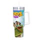 thumbnail image 2 of Los Croods: Árbol Familiar Vaso aislado de acero inoxidable con asa, diseño temático, regalo para familia, amigos y fans; incluye pajita y encaja en el portavasos estándar, 40 oz, 2 of 6
