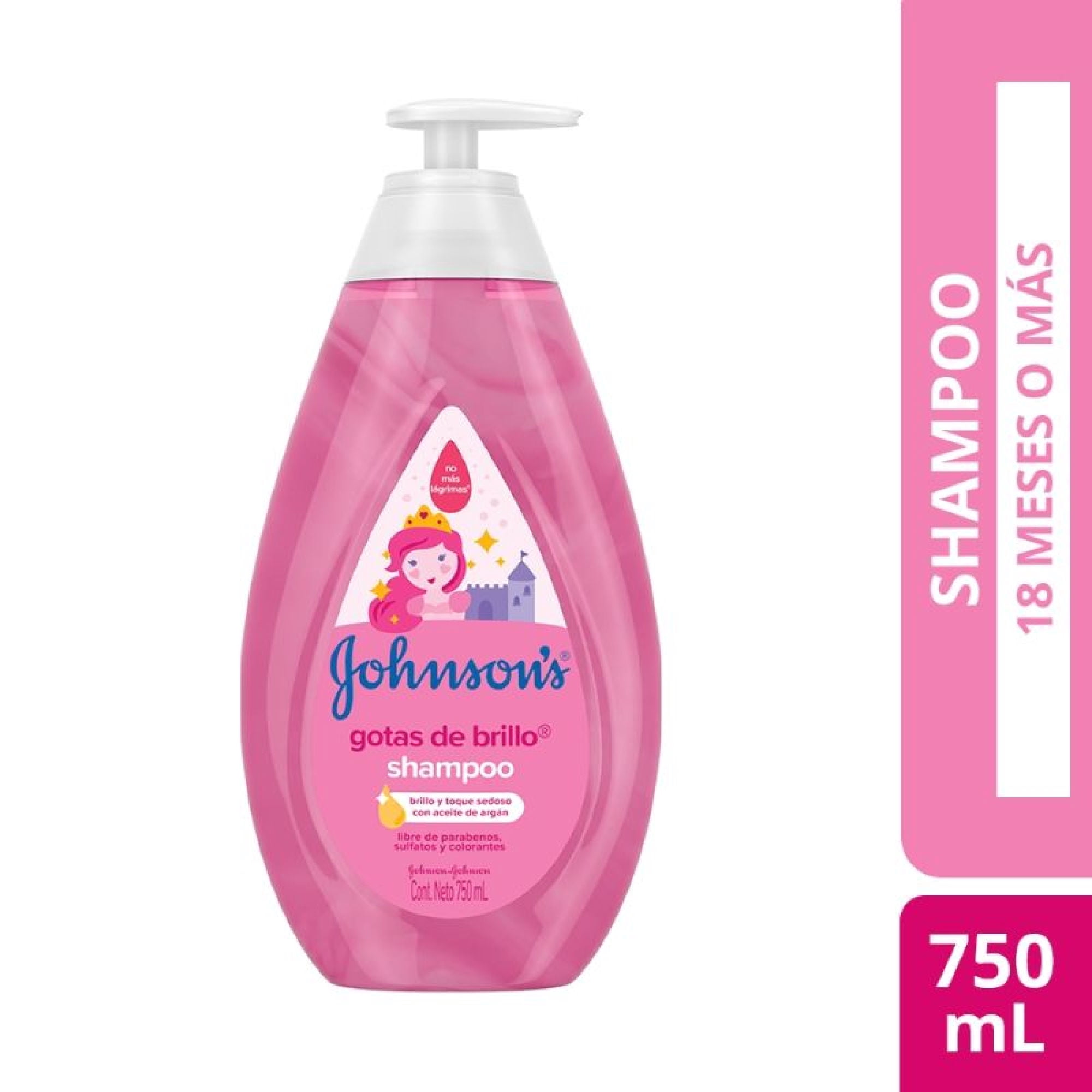 Shampoo Gotas De Brillo 750 ml Johnson's Baby