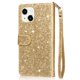 thumbnail image 3 of Funda para FOXDOCK Elegante funda iPhone 13 Glitter con cremallera-Ideal para el uso diario, 3 of 5