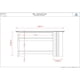 thumbnail image 3 of Arrimo Frizz Rectangular Marmoleado Blanco, 3 of 4