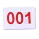 thumbnail image 5 of Babero Para Correr Números De Competidor Ligeros Para Gimnasia Baloncesto Fútbol Del 001 Al 100, 5 of 5