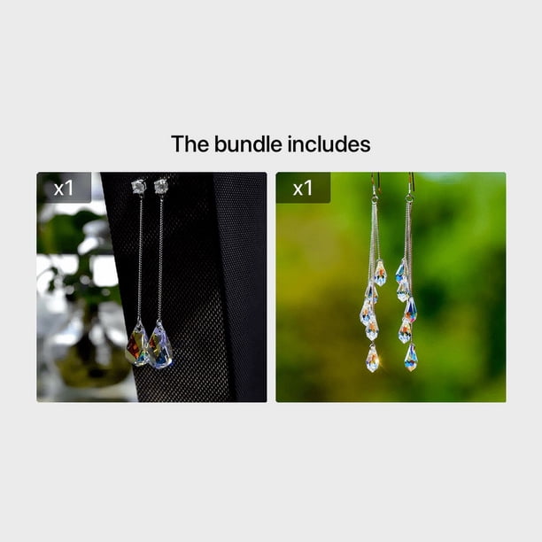 1pair Elegant Long Teardrop Zircon Dangle Earrings - 925 Silver Plated Anniversary Gift for Women and Girls - Perfect for Valentine's Day and Holiday Gifting
