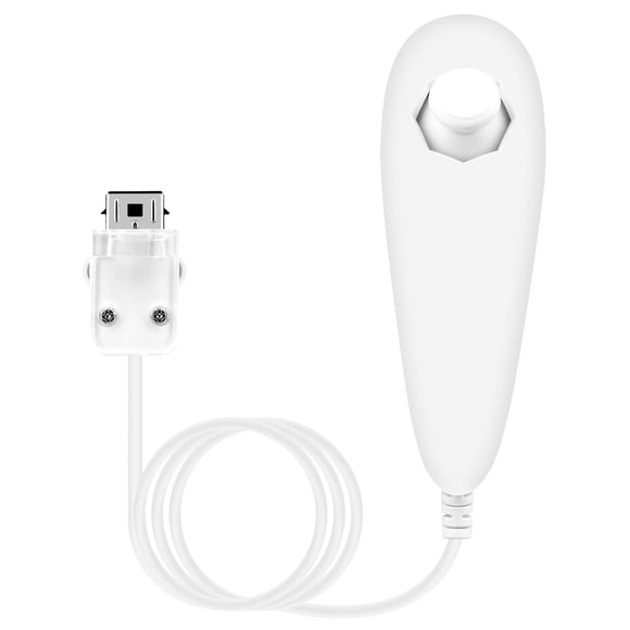 Controlador Nunchuck OSTENT Motion para Nintendo Wii, color blanco