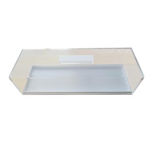 Magideal - Caja De Acrílico Para Pasteles, Contenedor De Almacenamiento De Pasteles Con Tapa, Soporte Para Pasteles, Plato De Exhibición De Postres Para Banquete