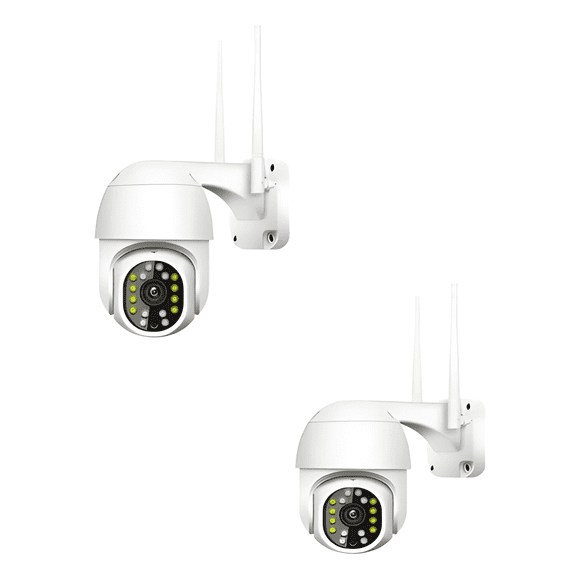 Pack X 2 Camara Domo Ip Wifi Hd Motorizada Vision Nocturna