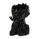 thumbnail image 4 of Macetero De Cabeza, Maceta De Resina Para Cara, Estatua De Jardín Novedosa, Maceteros De Cara, Color Negro, 4 of 5
