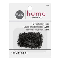 Tachuelas Para Tapicería Dritz Home 9004 #6, 45 Ml (50 G), Color Negro