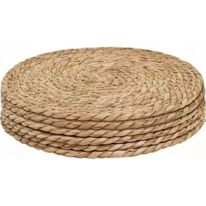 Genérico - Set 6 Individuales Yute 35Cm Pack 6 Beige