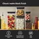 thumbnail image 2 of Contenedor de Alimentos OXO 2,6 L Negro Mate Rectangular, 2 of 8