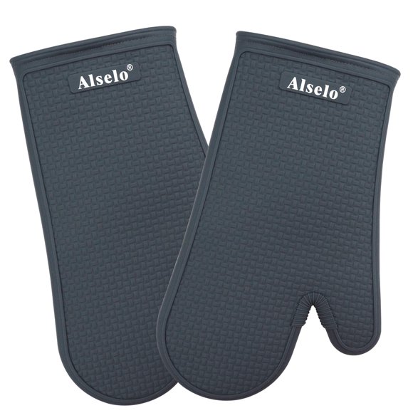 Guantes de horno Alselo 19 cm × 30 cm, resistentes al calor 550 °F