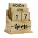 thumbnail image 3 of Calendario De Bloques De Madera Escritorio Oficina Sala De Estar Regalo De Cumplea?os Calendario Perpetuo Hogar, 3 of 5