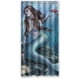 thumbnail image 1 of Cortina de ducha con diseño de sirena en el océano, juego de cortinas de baño con ganchos, tamaño 36 x 72 pulgadas, 1 of 3