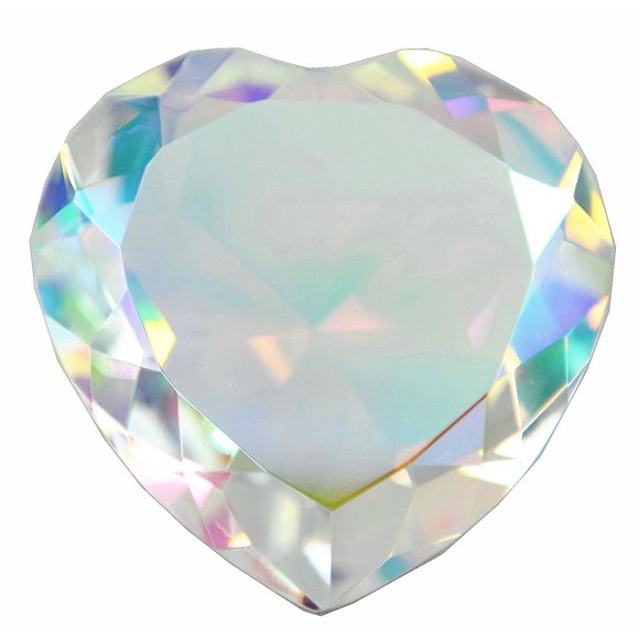 Figura Amlong Cristal Corazón en Forma de Aurora 8 cm