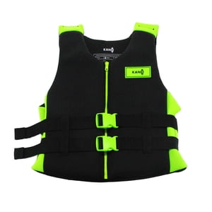 Chaleco Salvavidas Neopreno Kano Talle Xl Con Cierre Negro