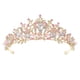 thumbnail image 1 of Disfraz De Princesa Tiara De Cristal Rosa Para Niños De 5 A 16 Años, 1 of 7