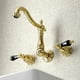 thumbnail image 5 of Grifo Kingston Brass Duchess de montaje en pared, latón pulido, 5 of 9