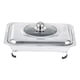 thumbnail image 3 of Chafing Dish De Acero Inoxidable Con Tapa Soporte Para Bandeja De Servicio Para Fiestas StyleA, 3 of 5