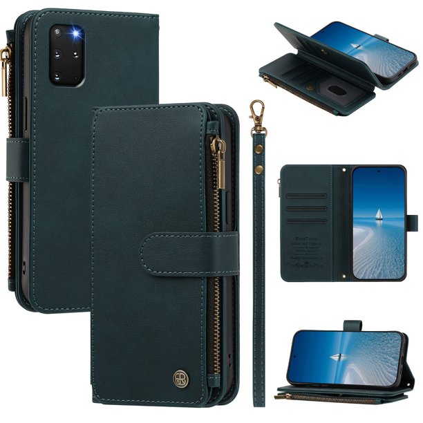 Funda Cartera Samsung Galaxy S20 Plus con Monedero, Verde
