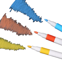 Genérico - Lápices Acrílicos Marcadores 60 Piezas, Multicolor