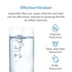 thumbnail image 3 of Filtro de agua de repuesto AQUA CREST para Brita Intenza Pack 4, 3 of 9