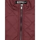 thumbnail image 4 of INSPIRE CHIC Chalecos de Abrigo para Mujer Cuello Alto Chaleco Acolchado con Cremallera Rojo Vino XL, 4 of 7