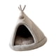 thumbnail image 3 of Nido Para Gatos Semicerrado, Suave Para Gatos O Perros Pequeños, Cama Para Gatos, Cueva Para Gatos, Gris, 3 of 5