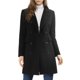 thumbnail image 1 of INSPIRE CHIC Abrigo de Invierno para Mujer con Solapa de Muesca y Doble Botonadura, Gabardina 2XL Negro, 1 of 7