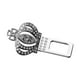 thumbnail image 2 of Clips para cinturón de seguridad con diamantes de imitación, compactos, portátiles y cómodos, para ajustar el cinturón de seguridad del coche., 2 of 8