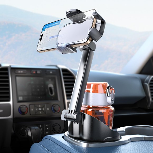 Soporte para teléfono para portavasos eSamcore para coche (2,5–4)