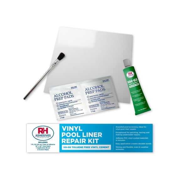 Kit de Reparación para Liner de Piscina de Vinilo RH Adhesives HH-66 TF Cemento