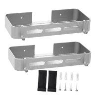 Magideal - Estantes De Ducha, Estante De Baño, Soporte Multiusos Para Champú, Estante De Ducha, Estante De Almacenaje Para Cocina, Organizador De Ducha Para Baño , Plata