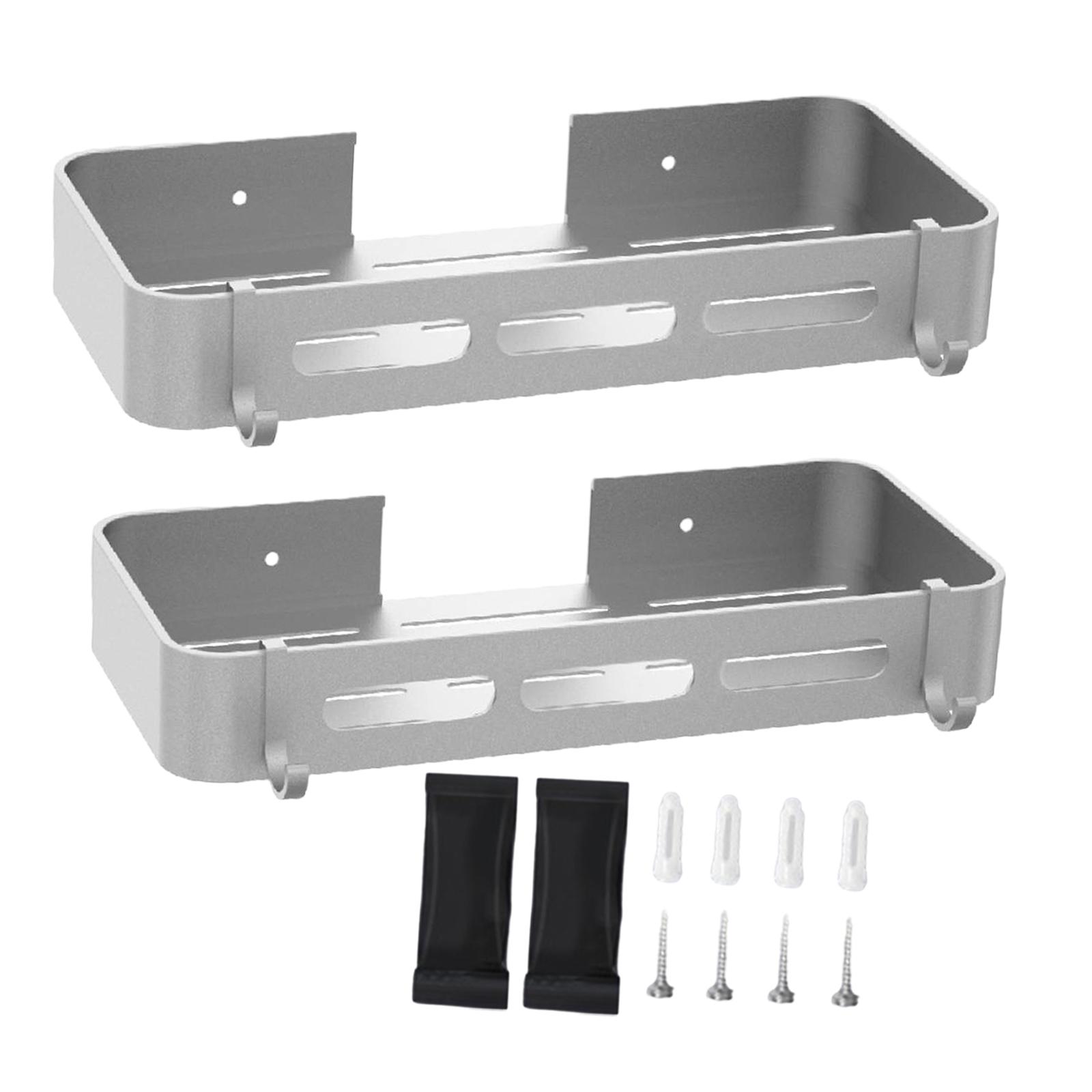 Magideal - Estantes De Ducha, Estante De Baño, Soporte Multiusos Para Champú, Estante De Ducha, Estante De Almacenaje Para Cocina, Organizador De Ducha Para Baño , Plata