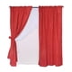 thumbnail image 1 of Mashini Set Cortinas 11 Piezas Tubo Kate Rojo, 1 of 2