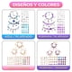 thumbnail image 3 of Juego De Charms Para Hacer Pulseras 63 Pcs Joyería Diy Niñas, 3 of 3
