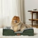 thumbnail image 3 of Colcha ortopédica para cama de perro, pequeña, lavable, verde oscuro, 3 of 3