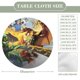 thumbnail image 2 of Bakugan-theme Fitted Round Tablecloths Elastic Edged Table Covers Waterproof Table Cloth for Kitchen Holiday Party Tables Decor 120cm, 2 of 6