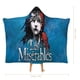 thumbnail image 2 of Los Miserables Manta Capa con Capucha Anti-Bolitas, Manta de Lana Ártica Suave, Manta Portátil de Felpa Ligera y Lujosa, Poncho para Siesta en Casa y Oficina, 100*130cm, 2 of 6