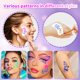 thumbnail image 4 of Juego de plantillas Bsenhe 55 piezas para pintura facial y corporal, 4 of 8