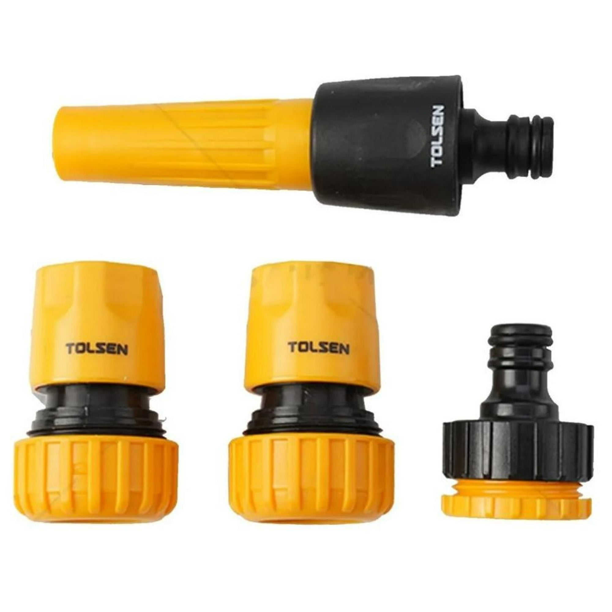 Juego Acoples Manguera Riego 4 Piezas 1/2″ 57125 Tolsen