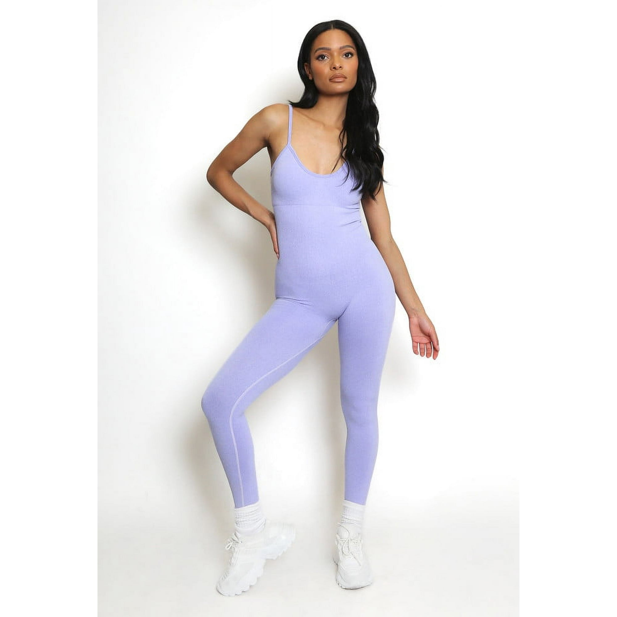 Oem - Mono Enterito Jumpsuit Deportivo Largo Mujer Gym Yoga Talla Unica