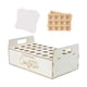 thumbnail image 2 of Caja Porta Bandejas Y Conos De Confeti De Boda Con Agujeros, Color Blanco, 2 of 3