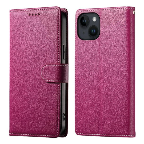Funda Para Iphone 13– Cuero Premium, 3 Ranuras Para Tarjetas, Protección Contra Impactos