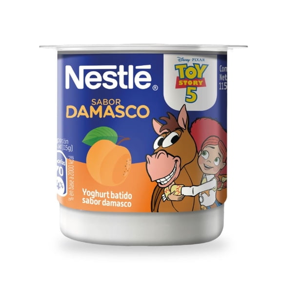 Yoghurt Batido Sabor Damasco Pote, 115 g