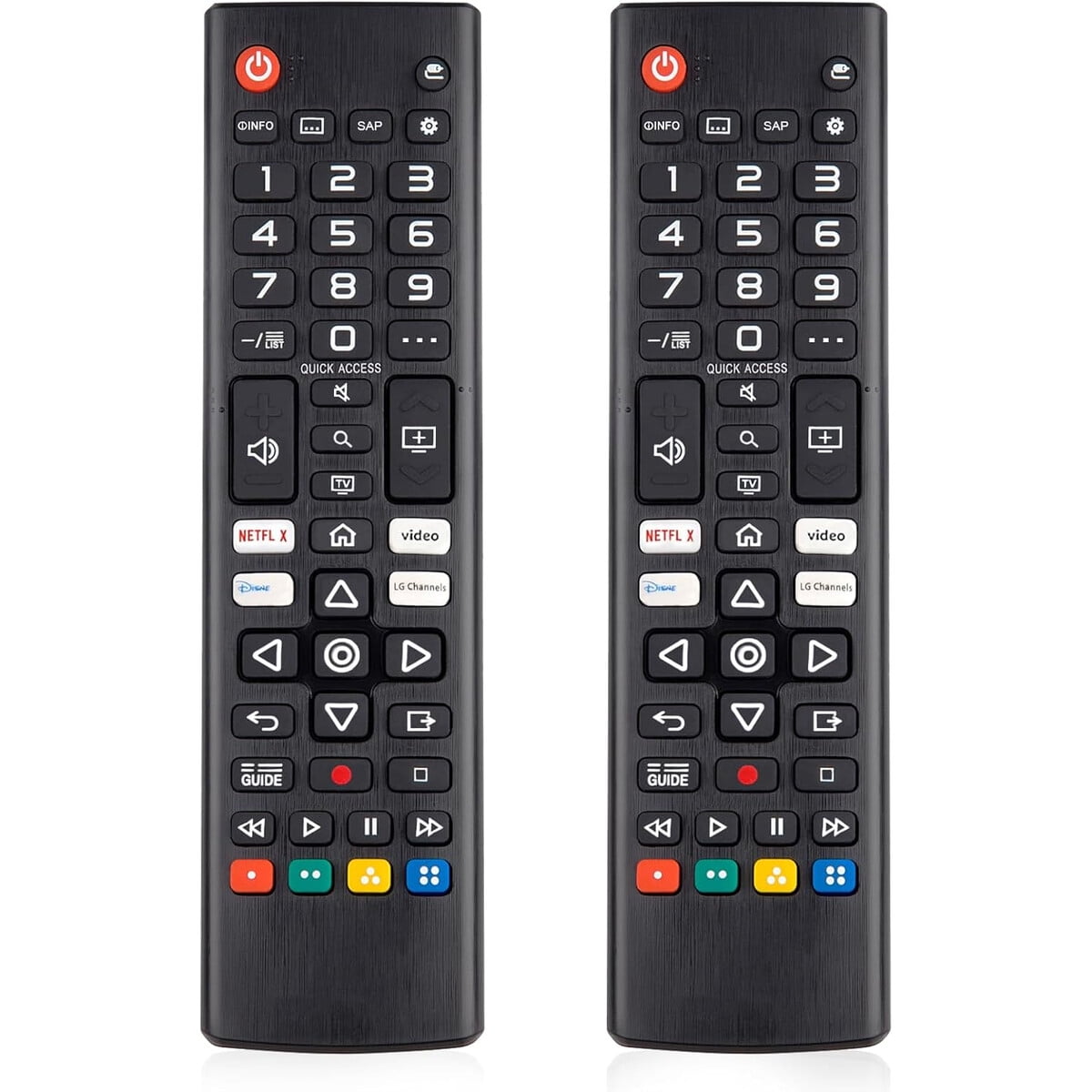Genérico - Control Remoto Universal Pack 2 Para Lg Smart Tv Repuesto