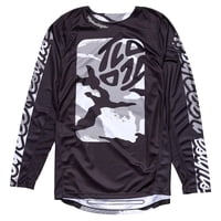 Camiseta Moto Troy Lee Designs Gp Pro Adult Negro/Blanco S