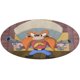 thumbnail image 1 of Sam de Yosemite Alfombra Redonda de Felpa Coral, Antideslizante, No Desprende Pelusas, Lavable y Duradera para Salón, Dormitorio y Habitación de Niños 60cm, 1 of 6
