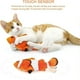 thumbnail image 3 of Juguetes Para Gatos - Juguetes Interactivos Para Gatos, Peces Eléctricos Simulados De Peluche Móvil Con Carga Usb, Desmontables Y Limpios, Atrayendo La Atención De Los Gatos, 3 of 5