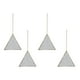 thumbnail image 1 of Set 4 Espejos Pared Para Colgar Triangular Marco De Espejo, 1 of 8