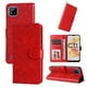 thumbnail image 1 of Funda tipo cartera FOXDOCK para Realme C11 , diseño girasol en relieve, cuero PU, cierre magnético, soporte y tarjetero, 1 of 5